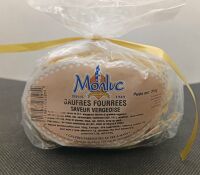 Gaufres fourrées vergeoise 310g monluc